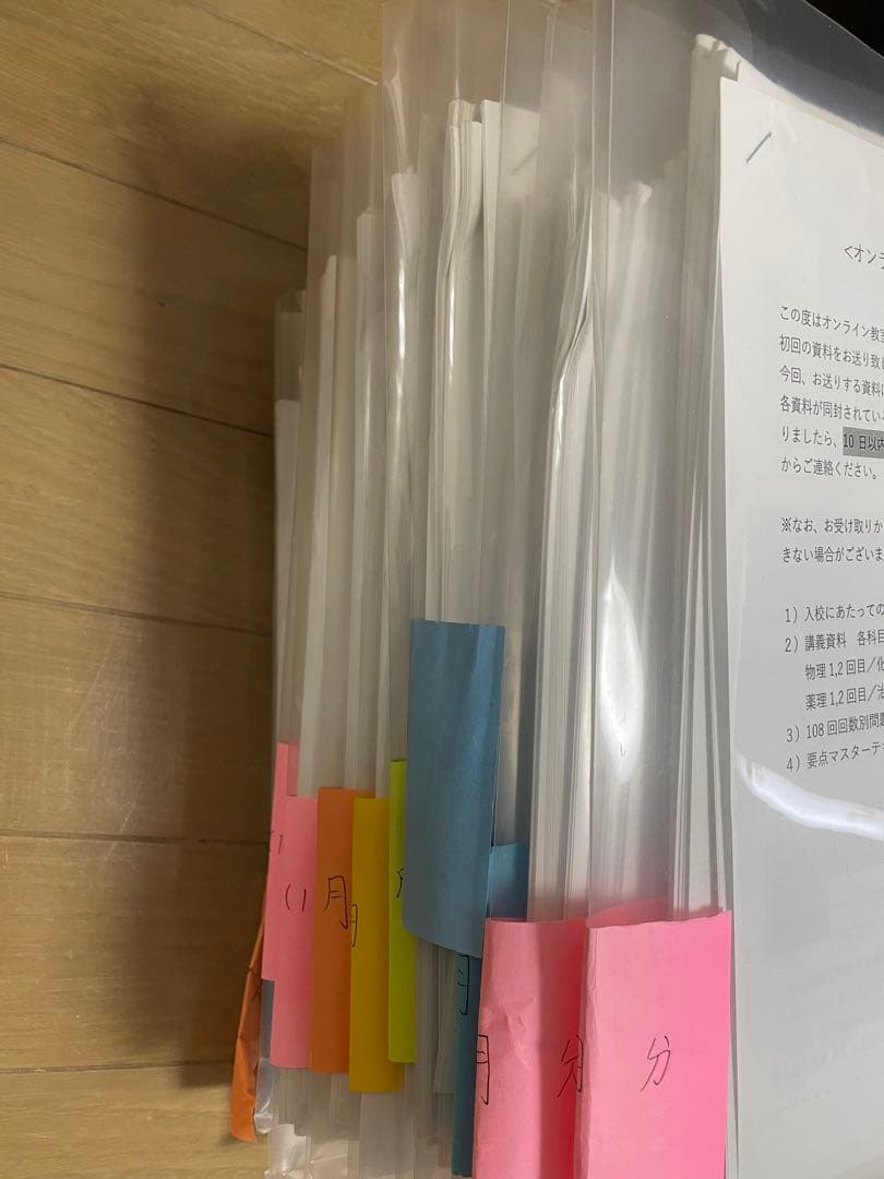 薬剤師国家試験対策　青本、要点マスター、振り返りプリント（1年分）薬学ゼミナール