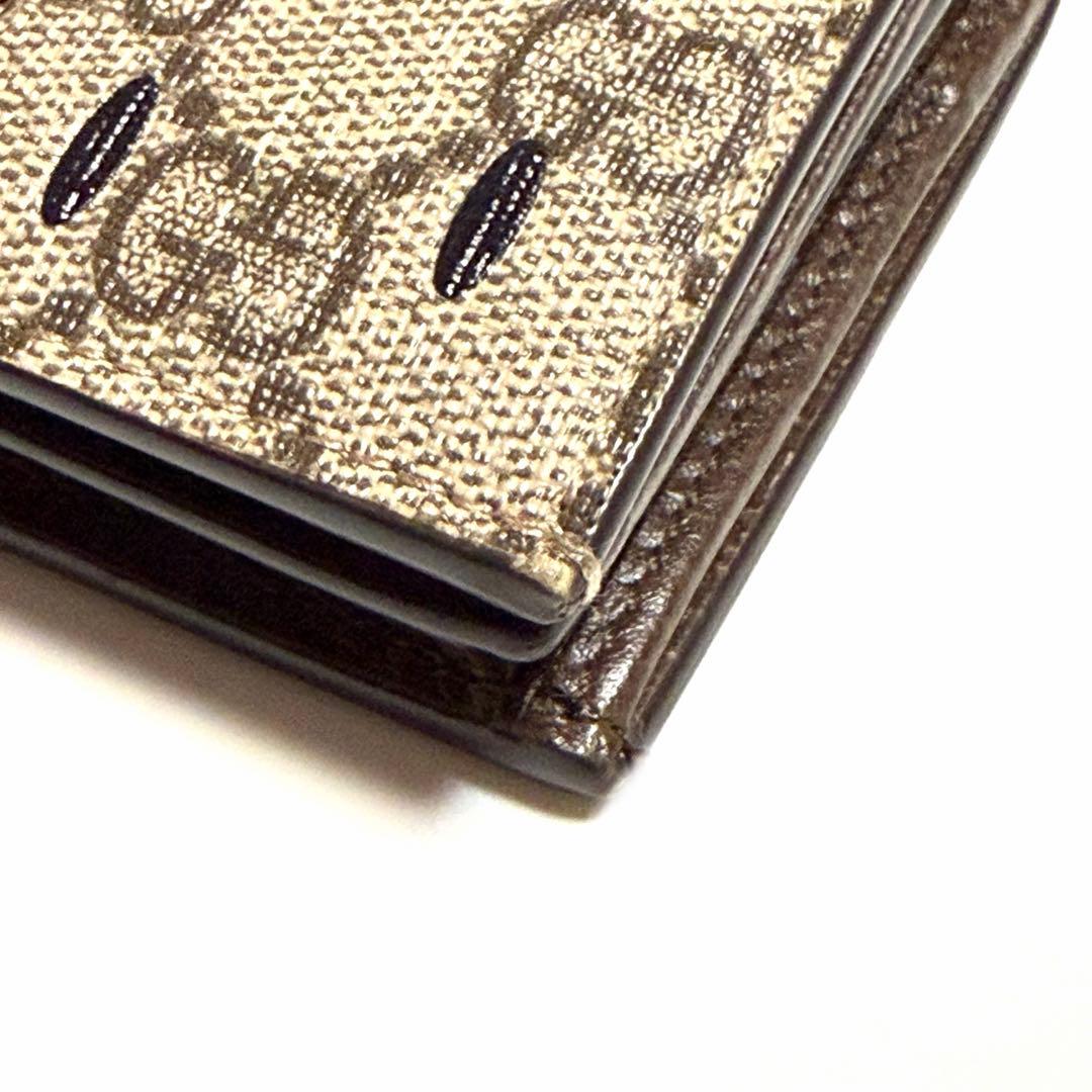 GUCCI 二つ折り財布 ストロベリー GGスプリーム GGロゴ 美品 箱付き