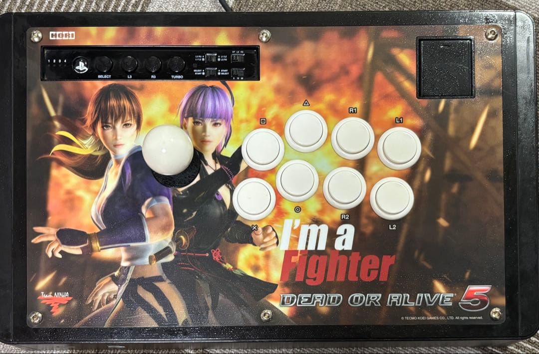 アーケードスティック　デッド・オア・アライブ5 ps3、ソフト特典付き