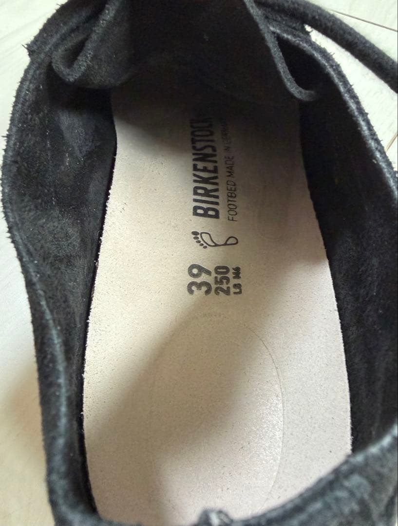 BIRKENSTOCK ビルケンシュトック ブラックスエード 39 25cm相当