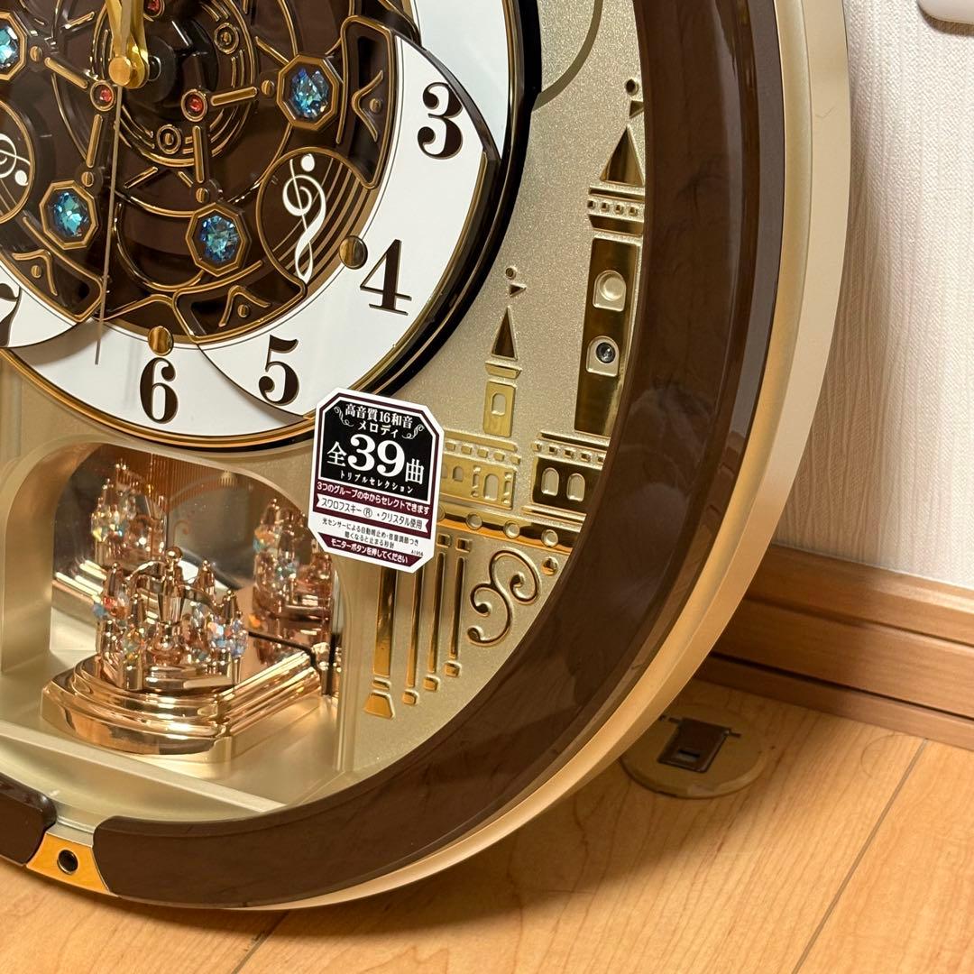 SEIKO セイコーからくり時計 RE579B 掛け時計 ウェーブシンフォニー