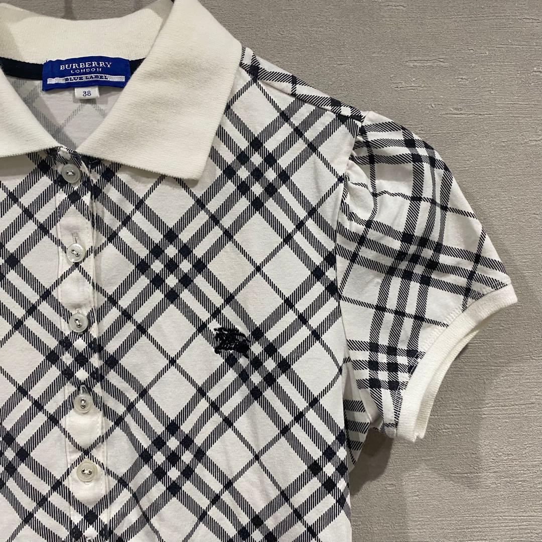 BURBERRY BLUE LABEL ポロシャツ チェック柄