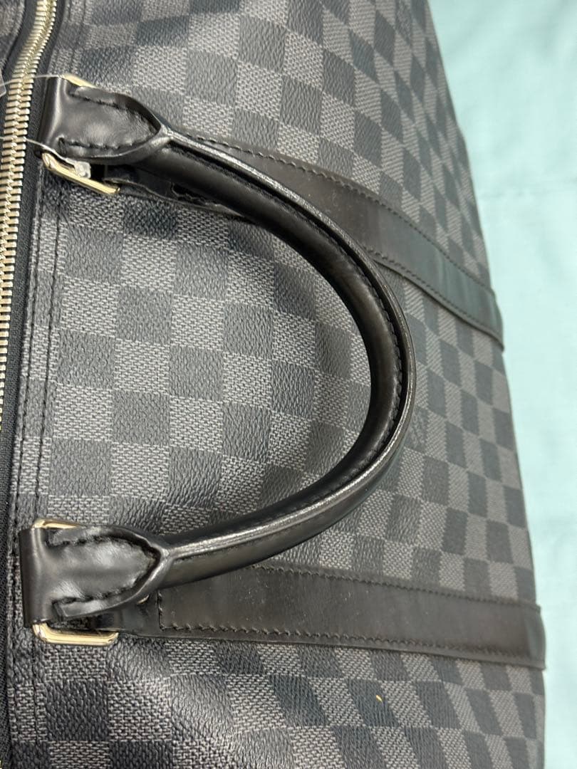 ルイヴィトン　ダミエグラフィット　キーポルバンドリエール55 中古品