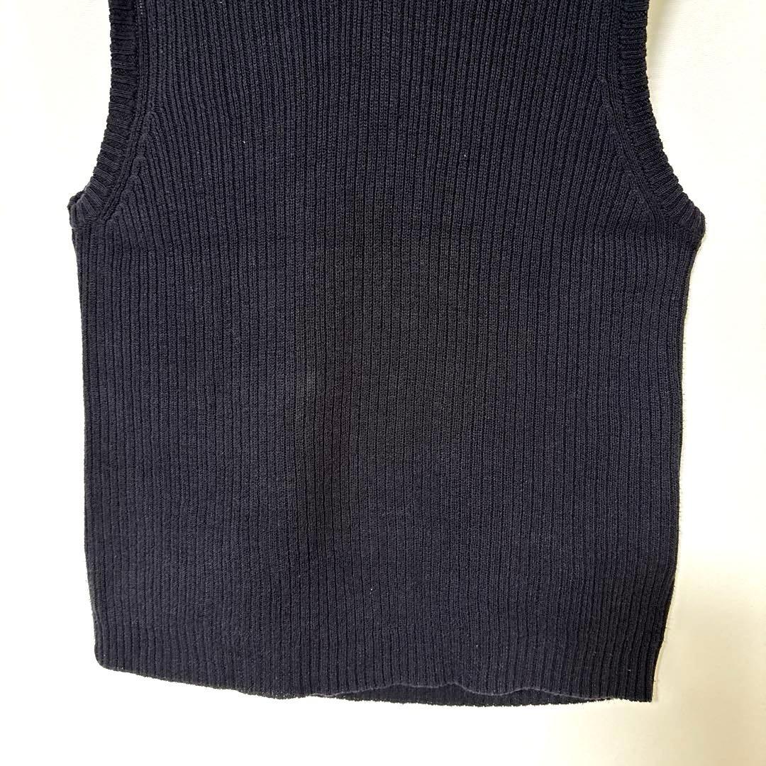 90s 巨人タグ J.CREW ジェイクルー ニットベスト コットン×リネン