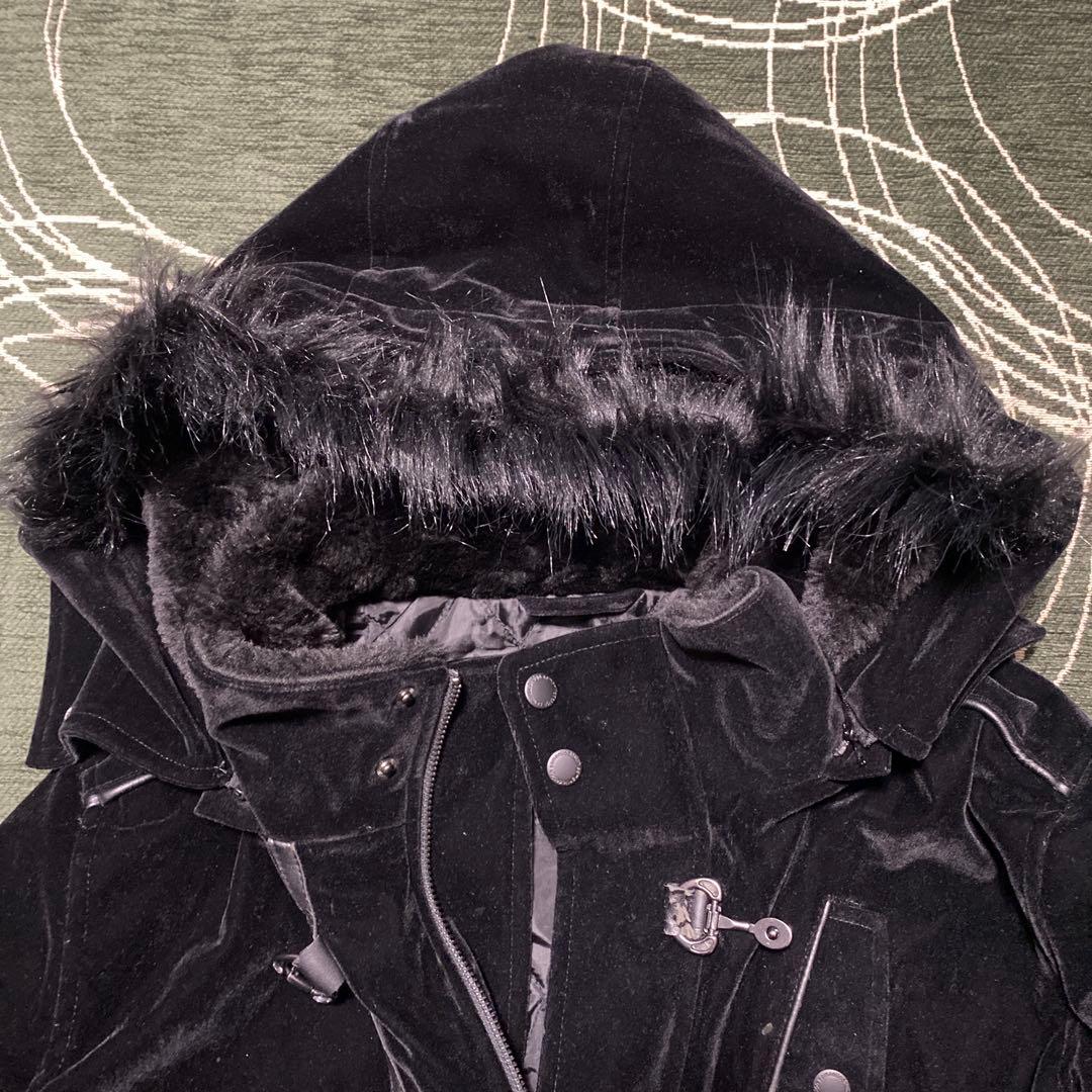 Semantic design 00s velour fur coat お兄系
