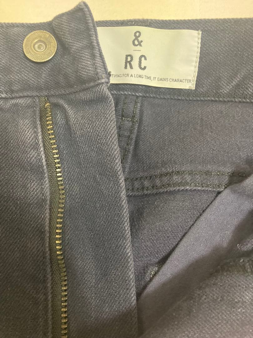 &RC カレンソロジー ストレッチデニムパンツ 36 ブルーブラック
