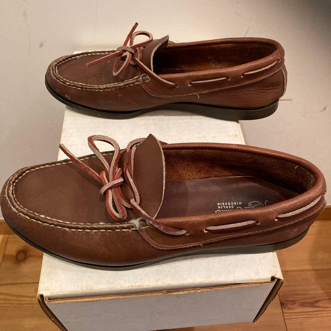 コマさん　Russell Moccasin ブラウンモカシン