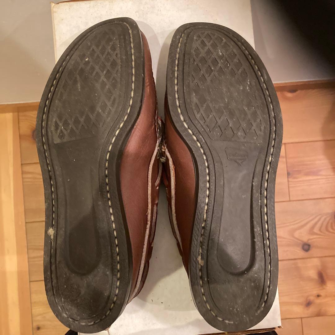 コマさん　Russell Moccasin ブラウンモカシン