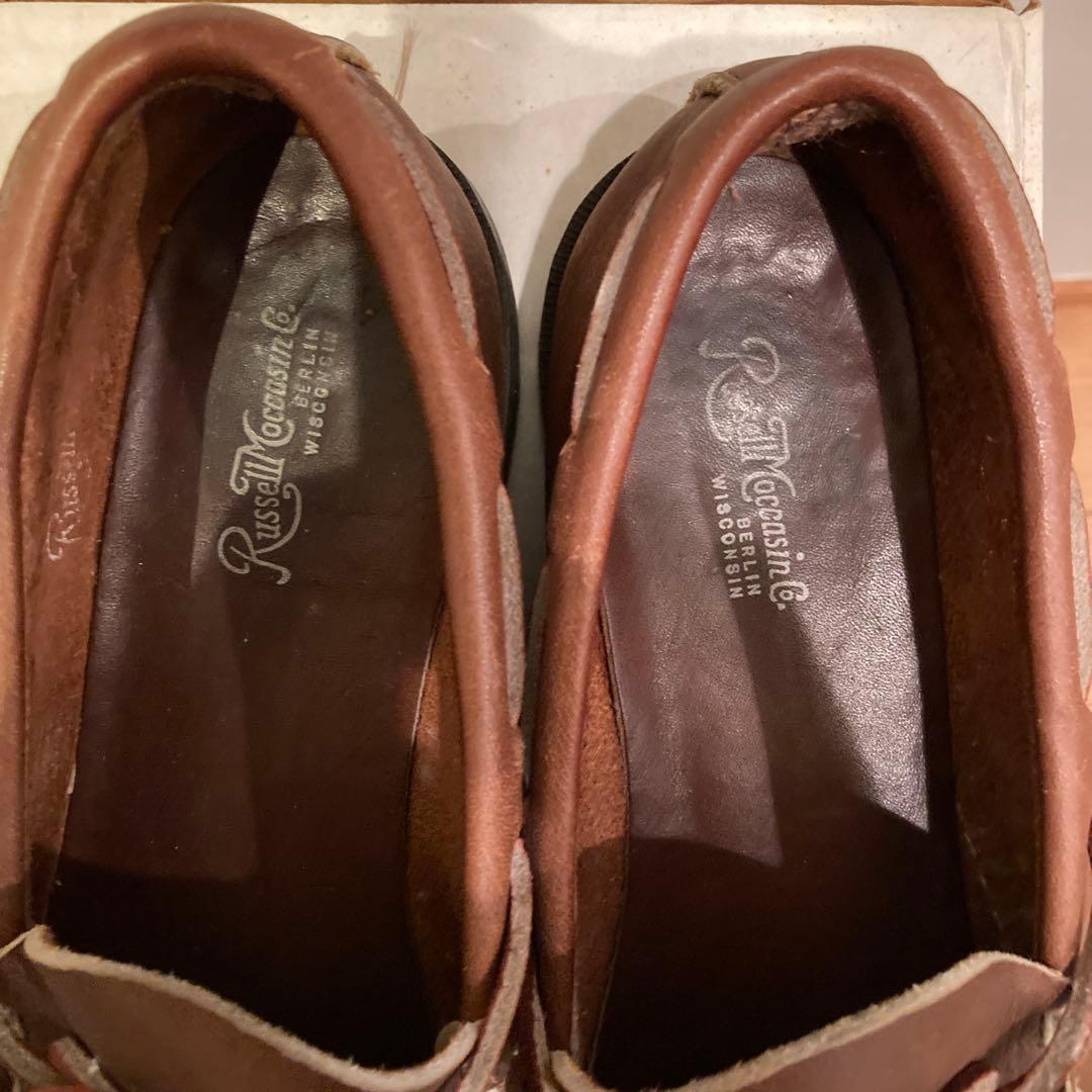 コマさん　Russell Moccasin ブラウンモカシン