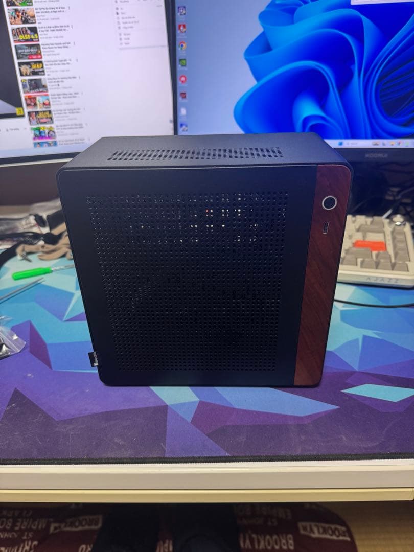 JONSBO NV 10 Mini-ITXケース NAS向け アルミ筐体 中古品