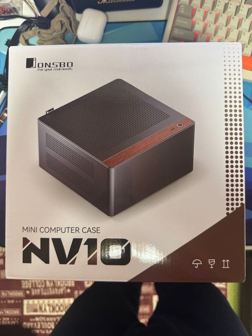 JONSBO NV 10 Mini-ITXケース NAS向け アルミ筐体 中古品