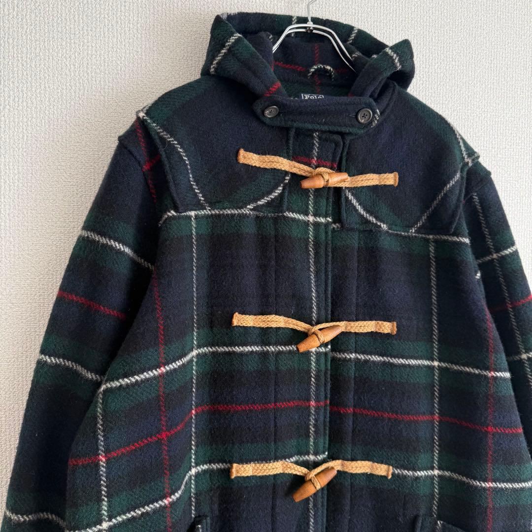 Polo by Ralph Lauren ダッフルコート チェック ビンテージM