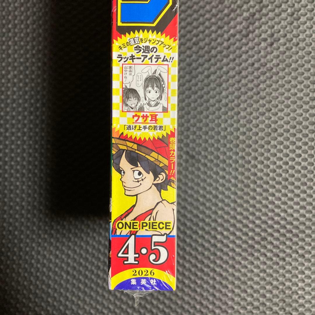 シュリンク付き 週刊少年ジャンプ 4・5号 ONE PIECE magazine