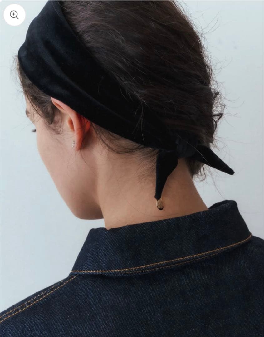 THE SHINZONE VELOUR HAIRBAND シンゾーン ベロア