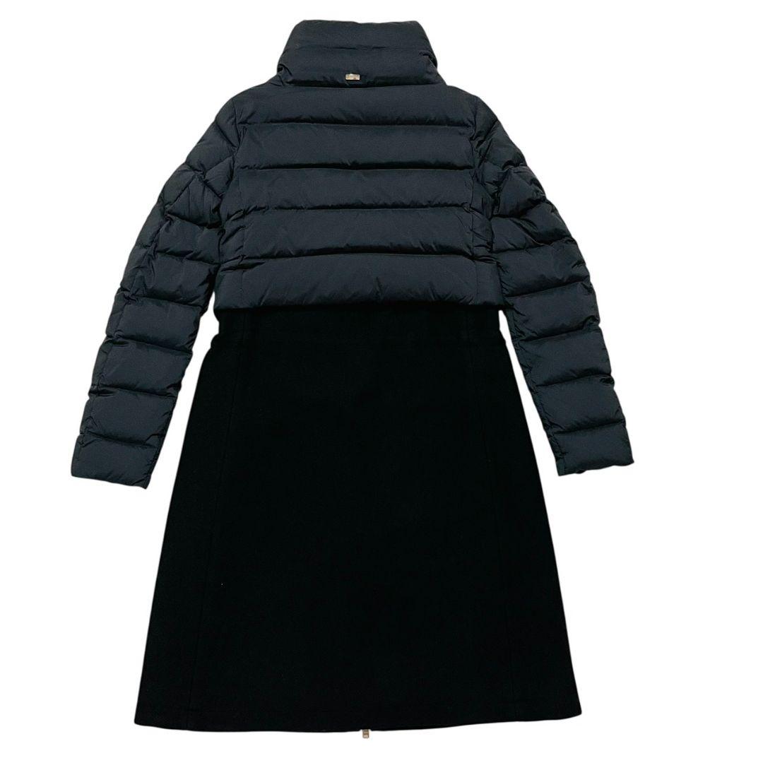 定価20万　HERNO ヘルノ エストネーション　異素材　ロングダウンコート