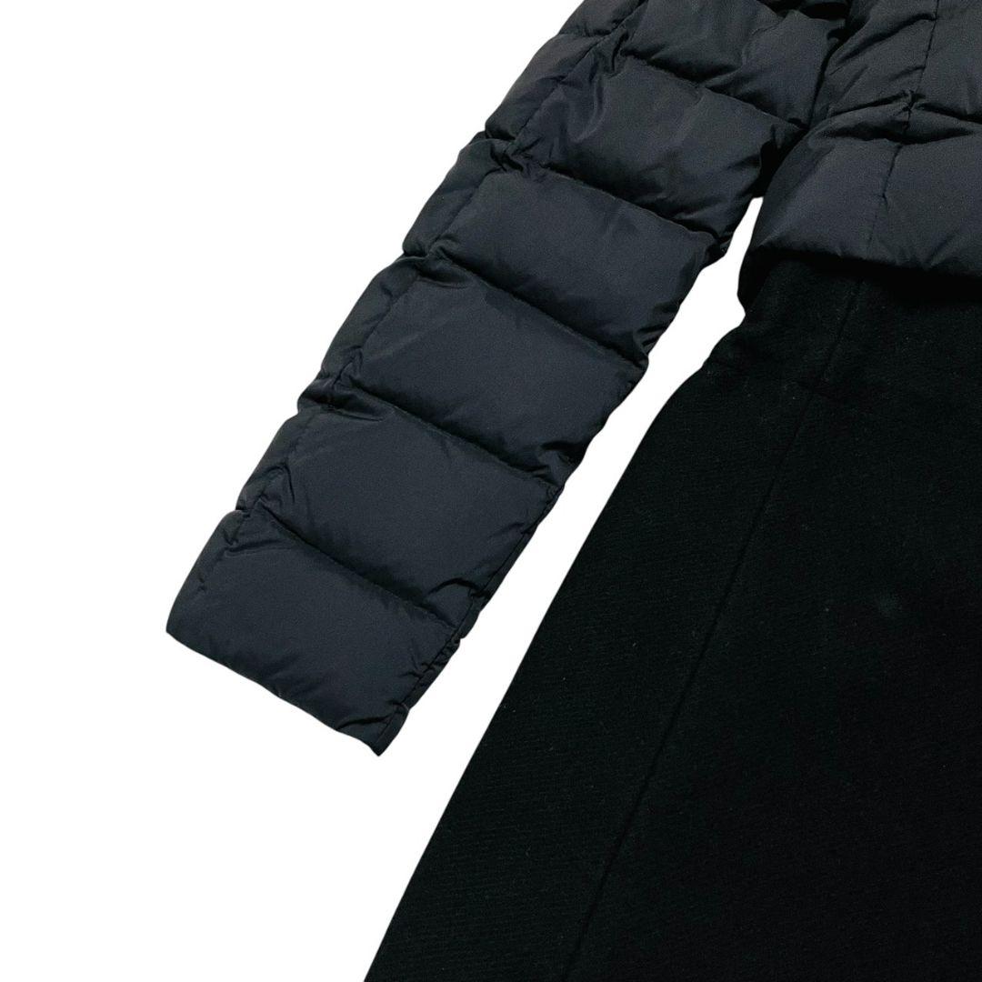 定価20万　HERNO ヘルノ エストネーション　異素材　ロングダウンコート