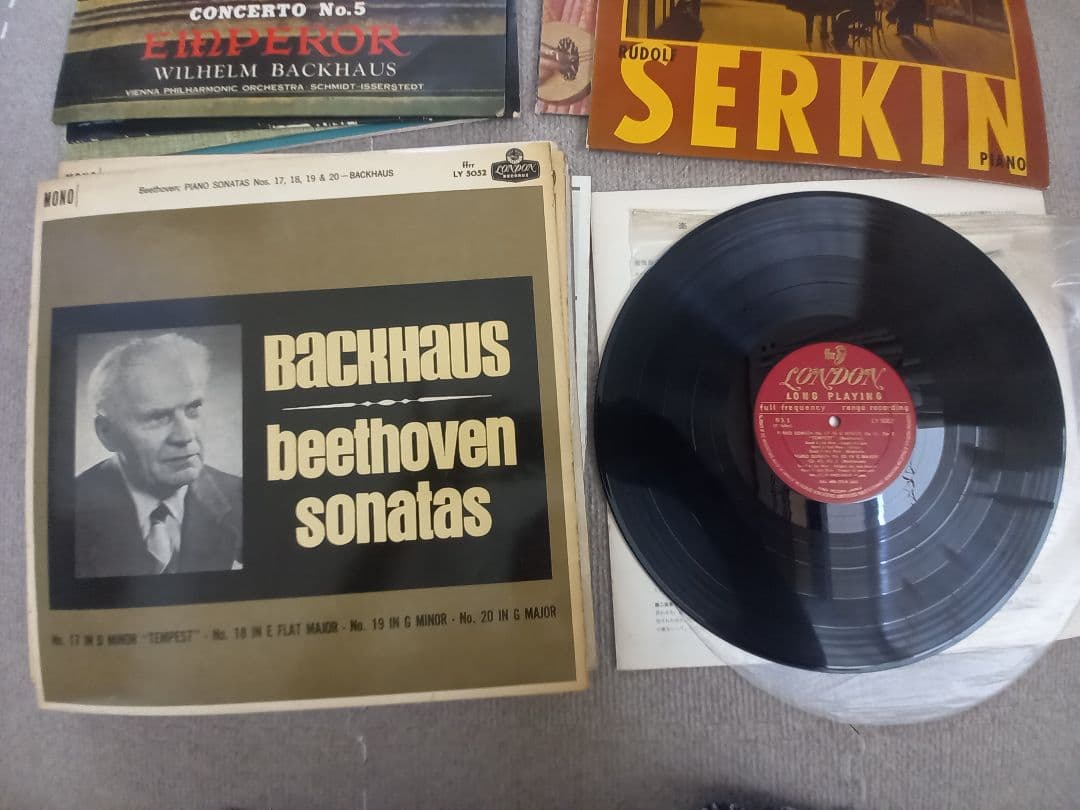 ベートーベン16枚　中古LP　本枚の状態良好　名盤有り　1950年～