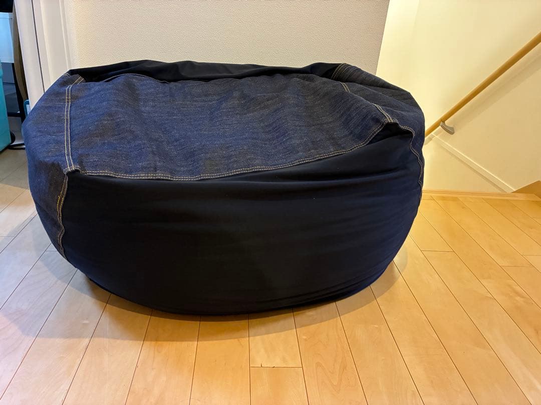 無印良品 体にフィットするソファ大・綿デニム 人をダメにするソファ