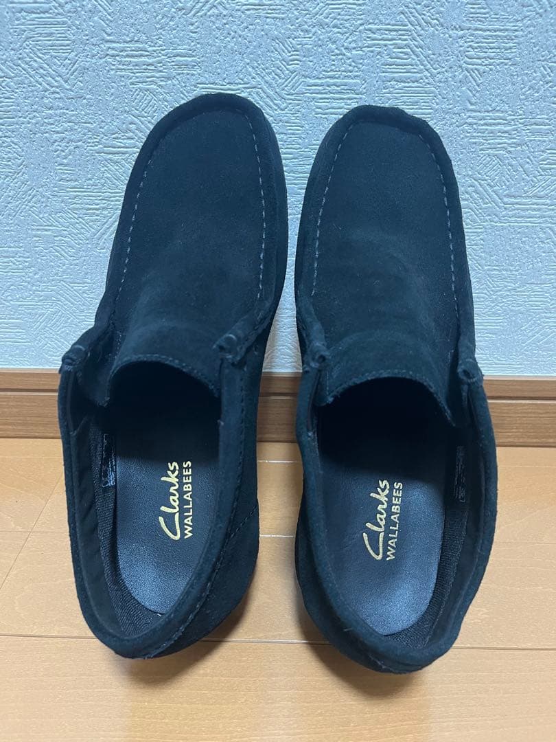 Clarks Wallabee EVO WP ブラック スエード　極美品です