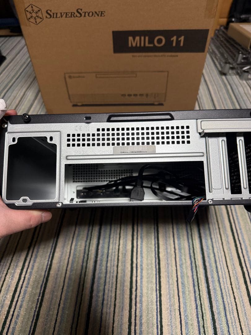 Silver Stone ML11B PCケースSST-ML11B ＋300W