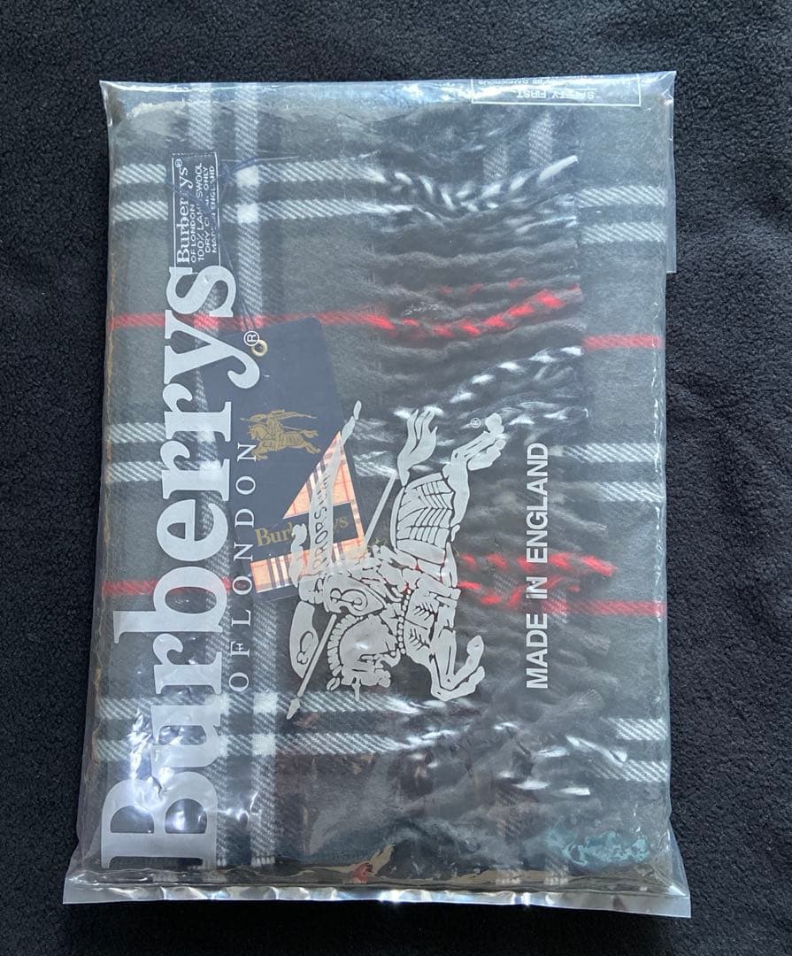 Burberrys 100%ラムウール マフラー