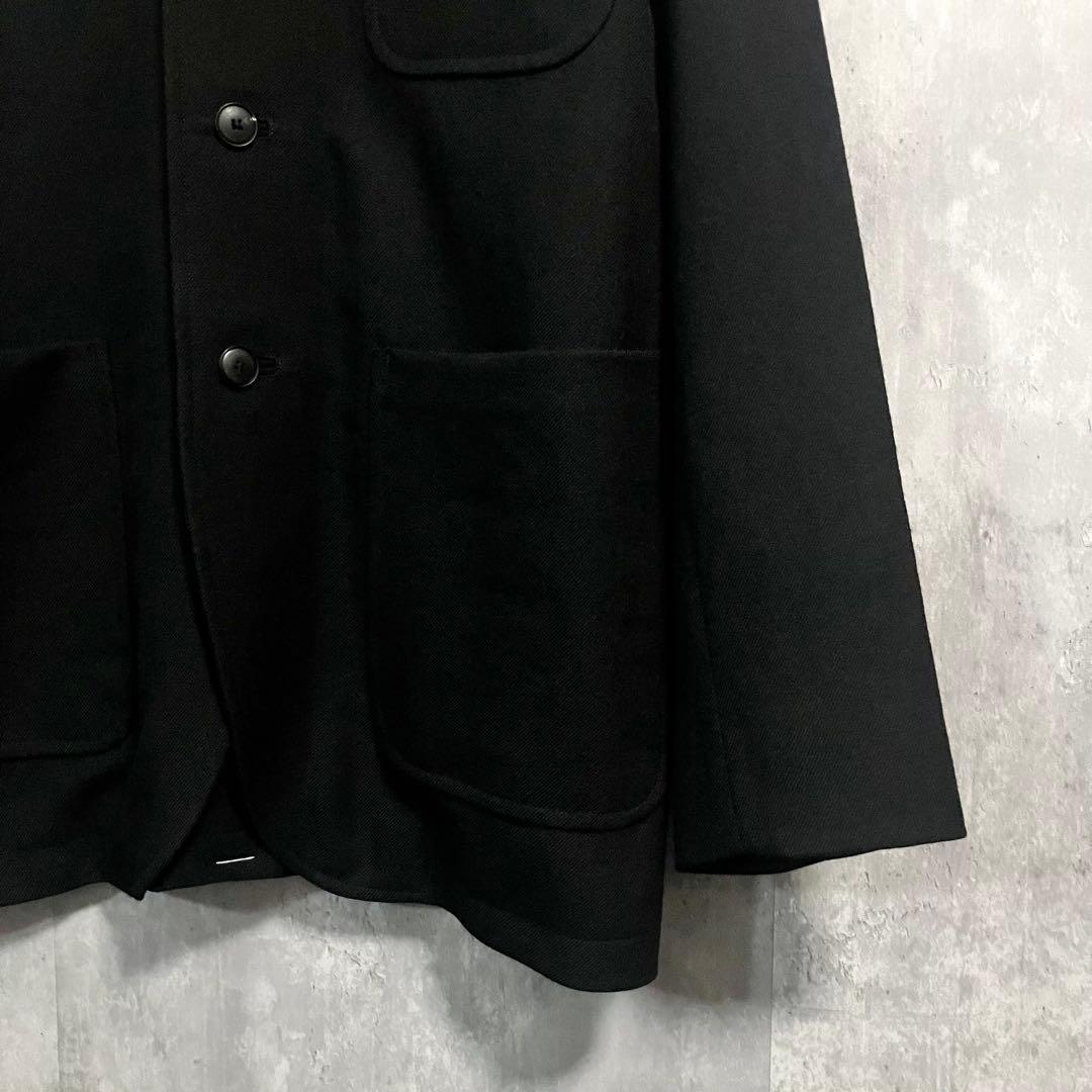 【新品】MBハイエンド尾州 近江晒ウール フォレスティエールジャケットSブラック