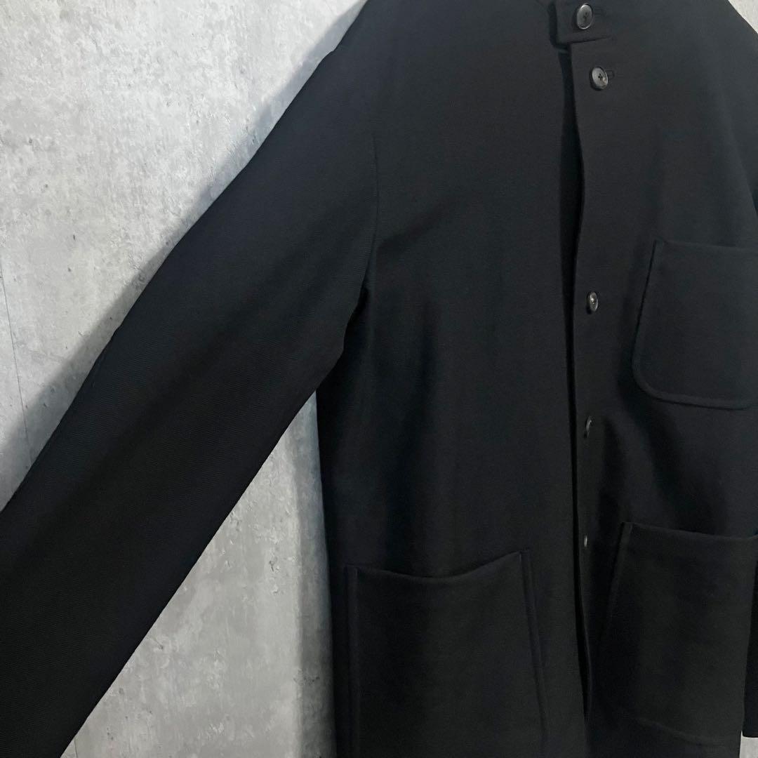 【新品】MBハイエンド尾州 近江晒ウール フォレスティエールジャケットSブラック