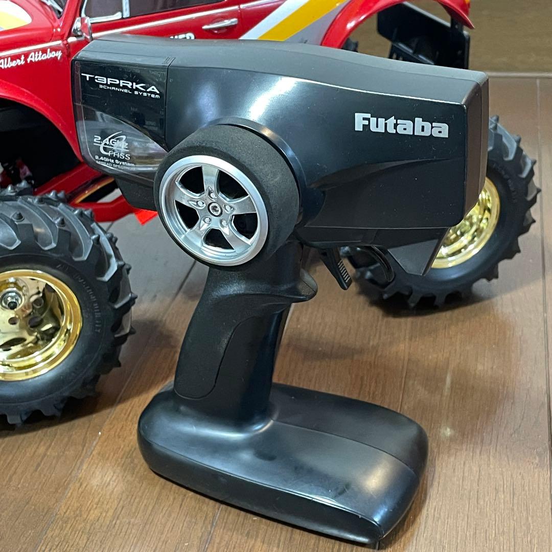 タミヤ　モンスタービートル　フタバ2.4GHzプロポ付、フルベア、メカ付