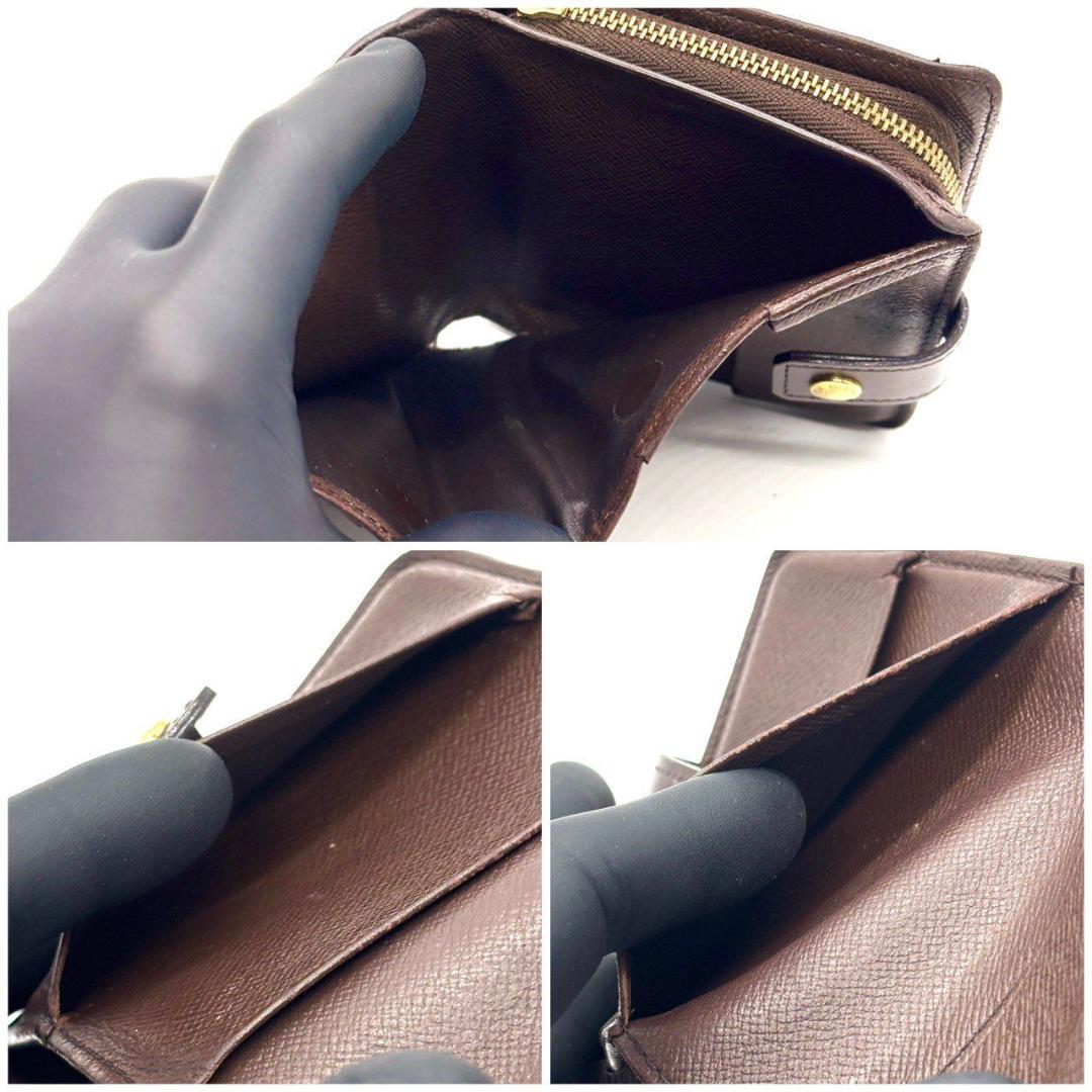 ア*ー様 ルイヴィトン　ダミエ コンパクトジップ 二つ折り財布 ラウンドファスナ
