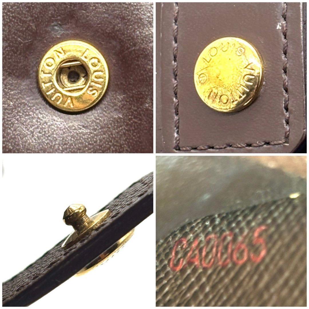 ア*ー様 ルイヴィトン　ダミエ コンパクトジップ 二つ折り財布 ラウンドファスナ