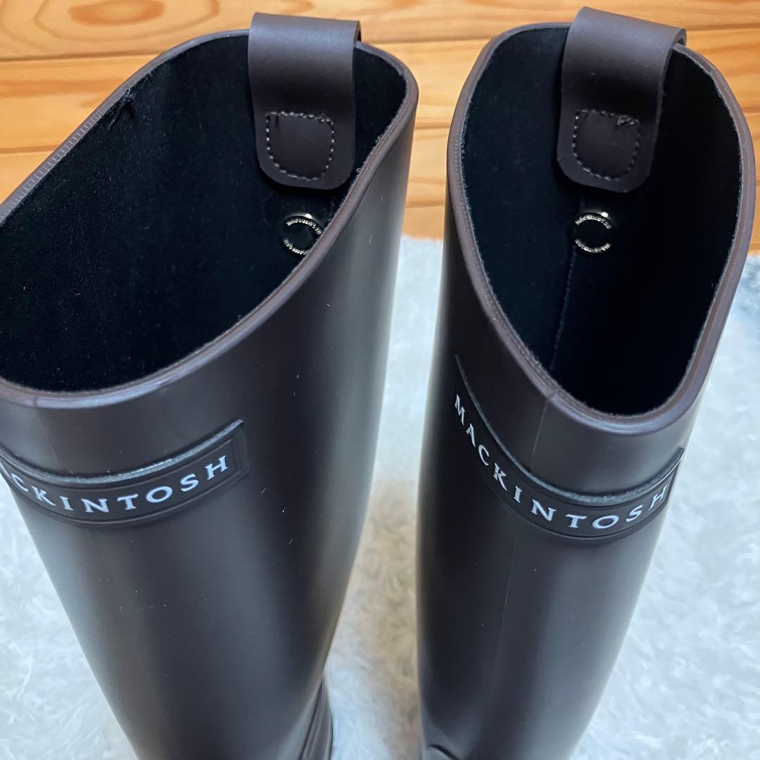 【美品】マッキントッシュ WISTON レインブーツ 37 長靴 ブラウン