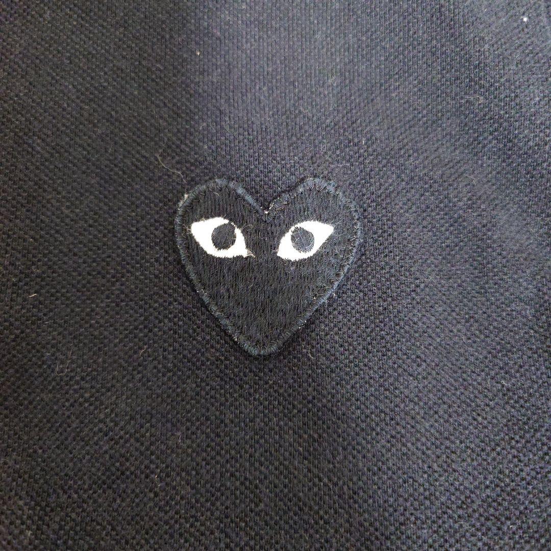 PLAY COMME des GARCONS ブラックポロシャツ S
