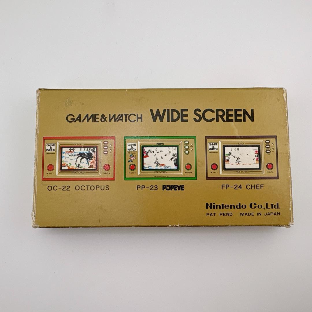 【箱付】ゲームウォッチ PR-21 WIDE SCREEEN パラシュート