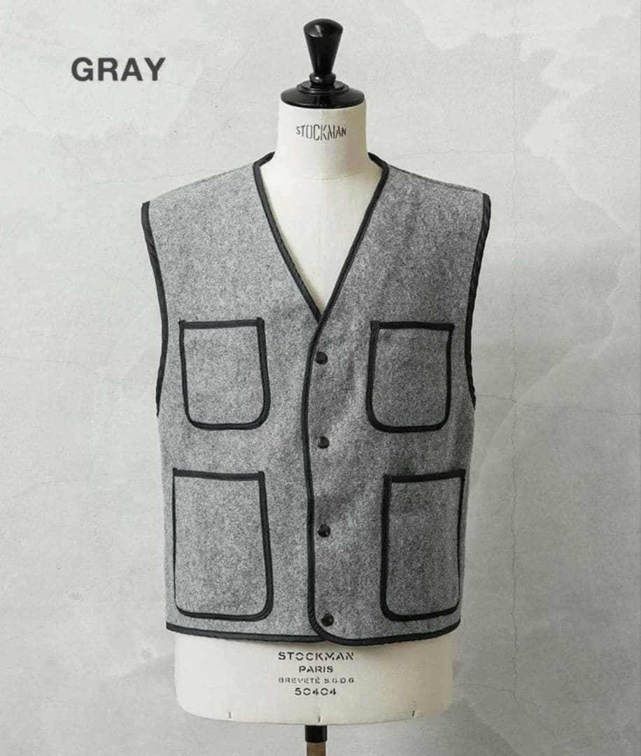 WAIPER.inc　SPIEWAK Remake Wool Vest