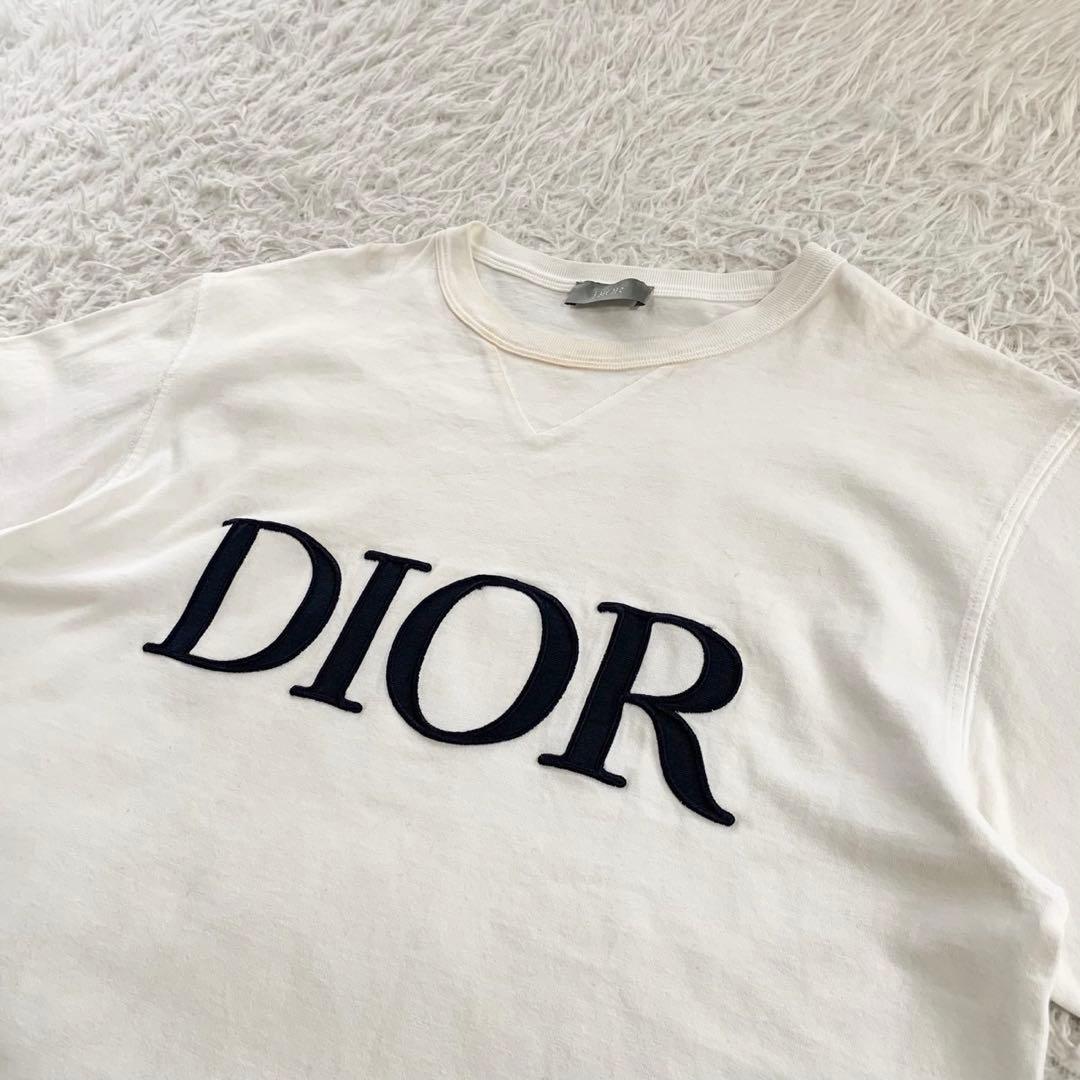 現行タグ　ディオールオム　エンブロイダリー　ロゴ　半袖Tシャツ　Dior