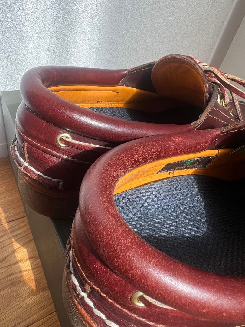 Timberland バーガンディ デッキシューズ