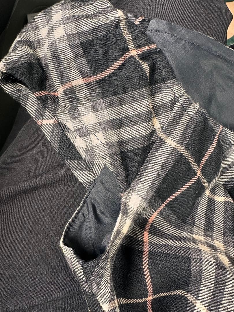 美品 バーバリー♡ノバチェック 柄 ワンピース 黒 38