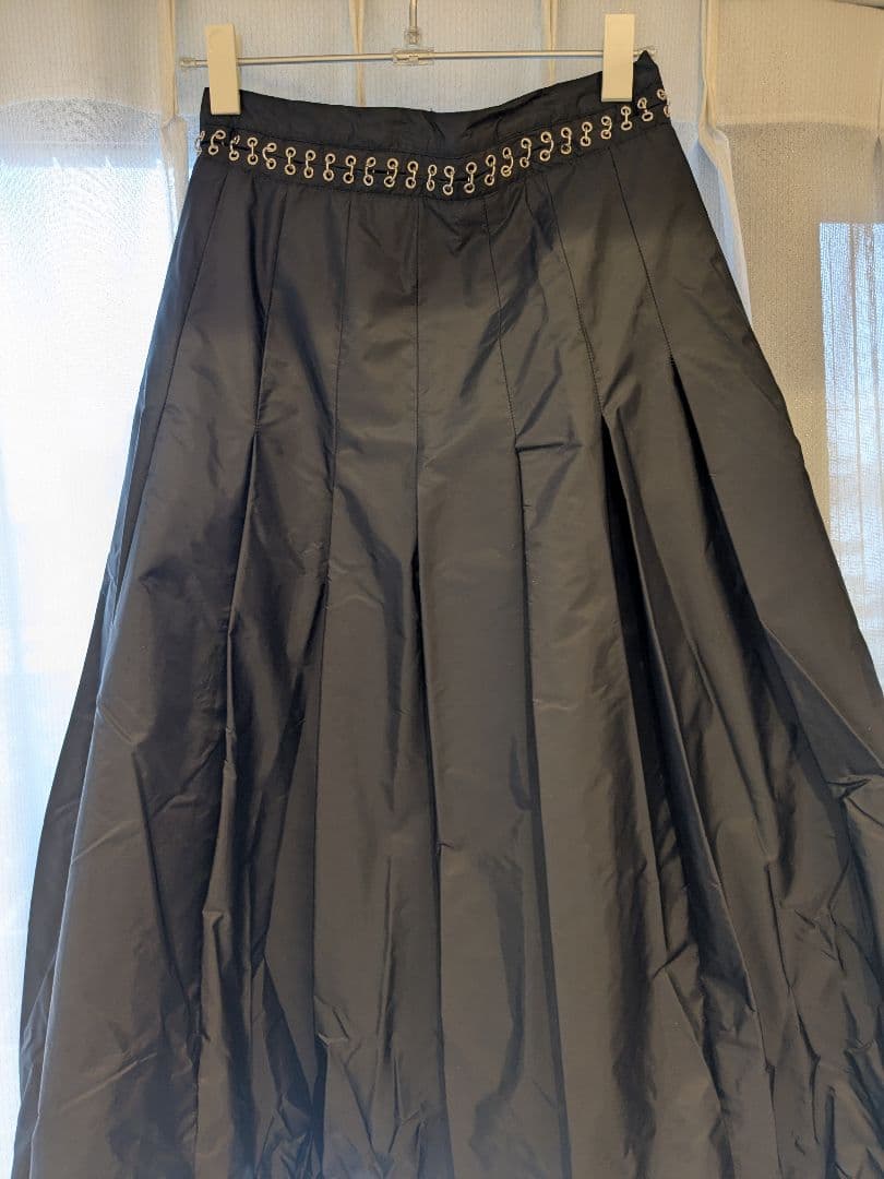 MONCLER KEI NINOMIYA ブラック プリーツスカート 40