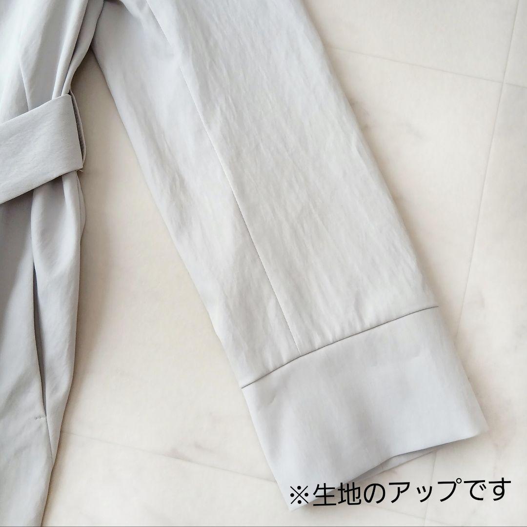 未使用タグ付 アンタイトル 撥水 UV タスラン ノーカラーコート 1 グレー