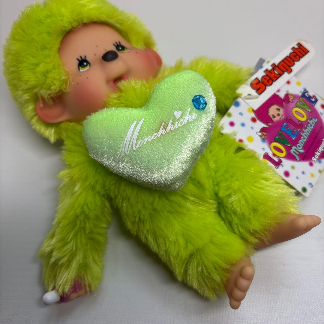 新品 2010年発売 LOVE LOVE モンチッチ グリーン 488