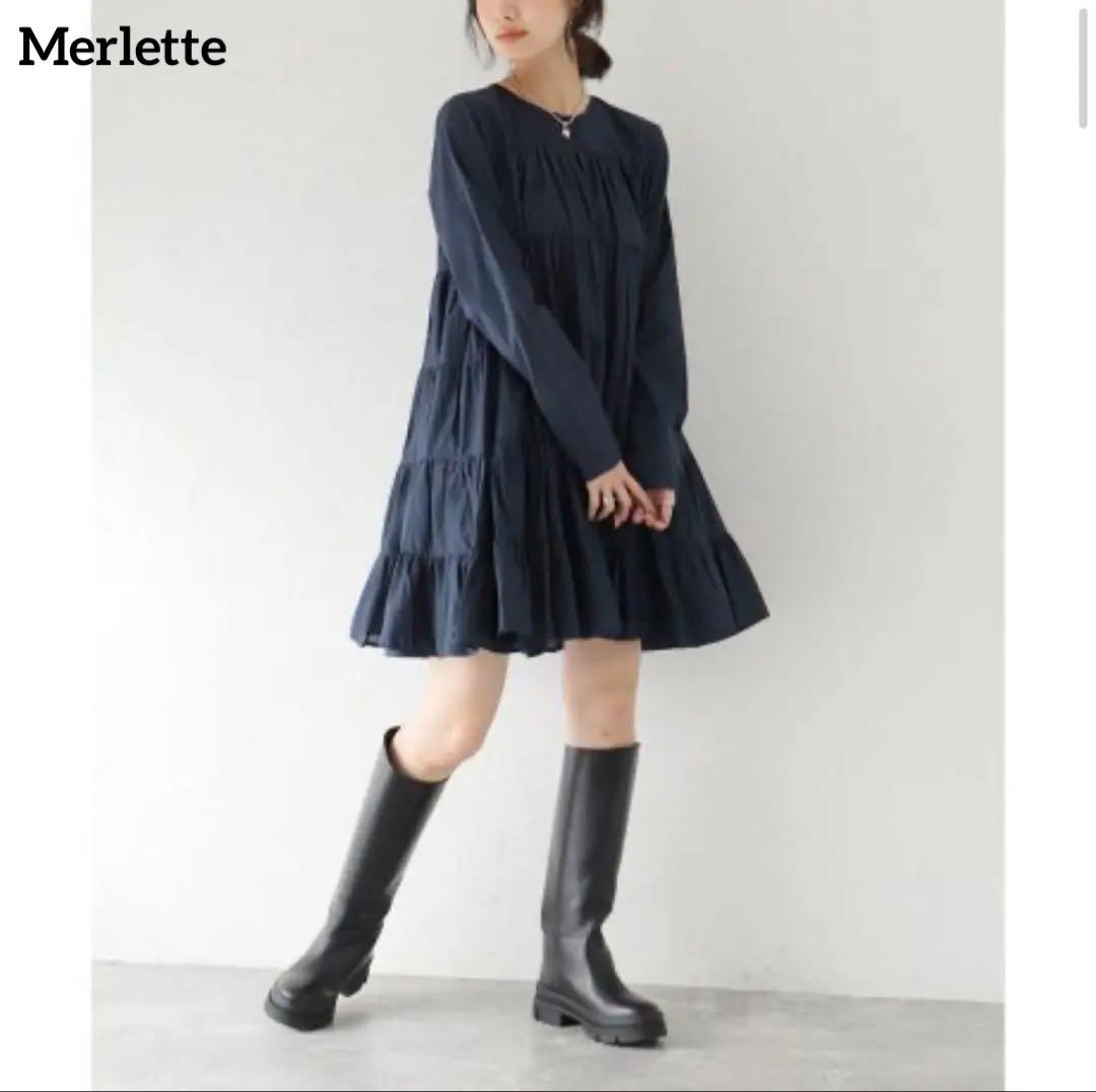 ✨トゥモローランド別注✨Merlette SOLIMAN DRESSワンピース紺