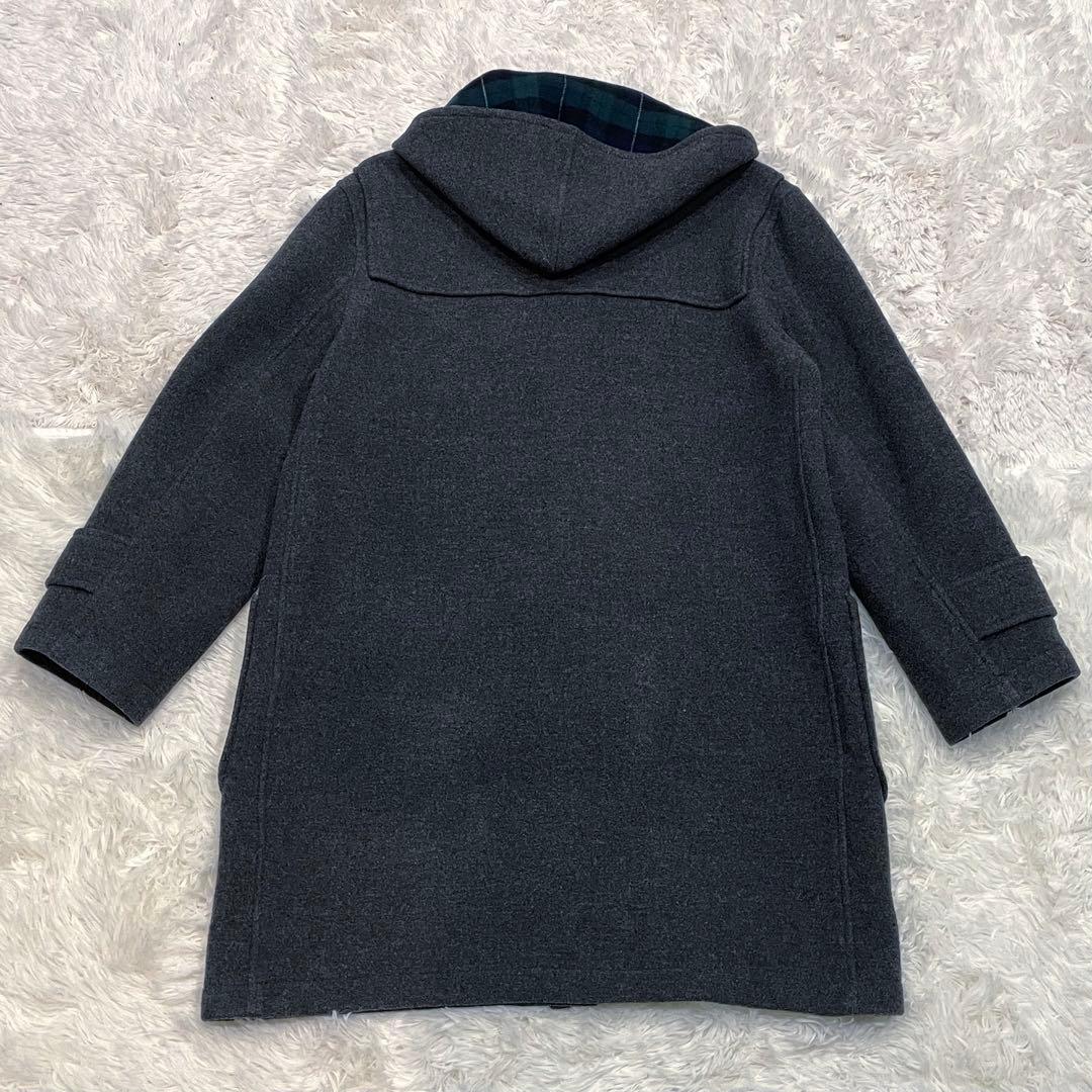 ポロ ラルフローレン ダッフルコート チェック ダークグレー 90's USA製
