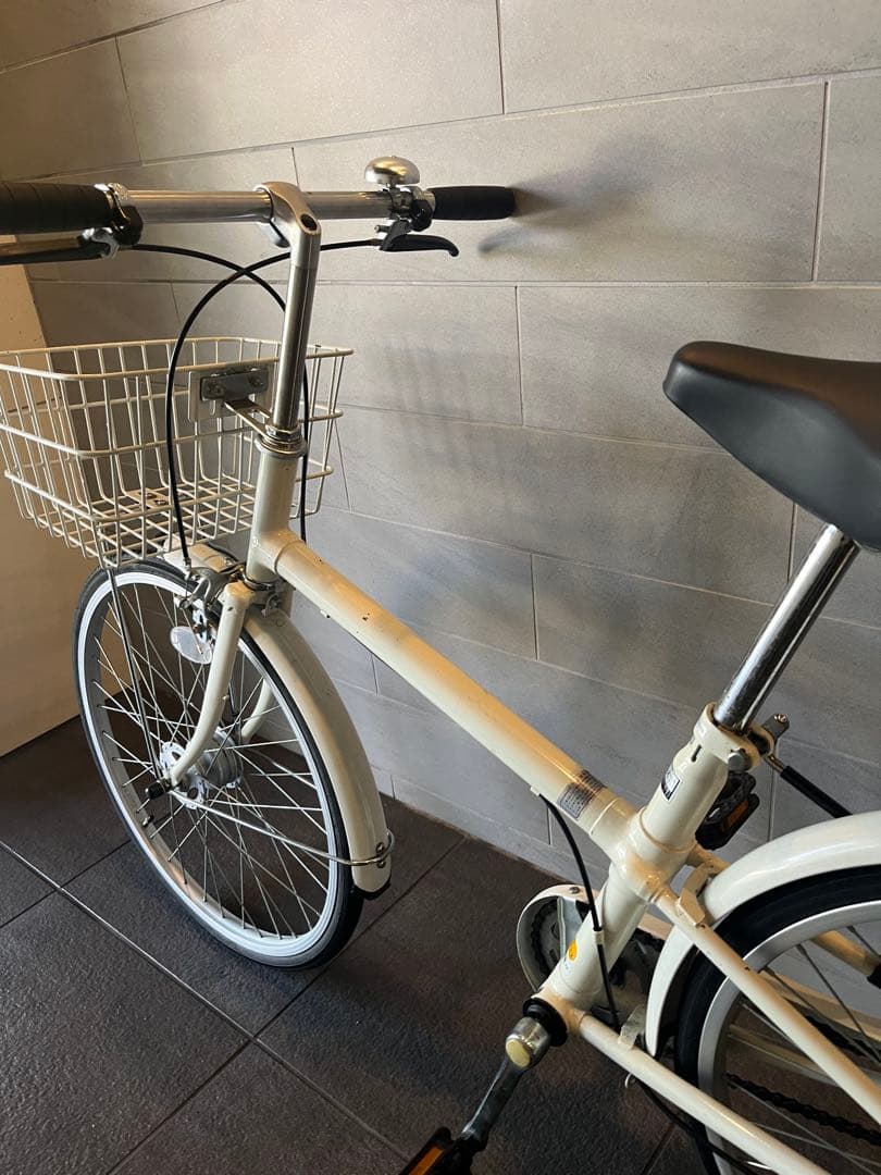 【東京近郊受渡し希望】22インチ自転車　オートライト シングルギア 前カゴ付き