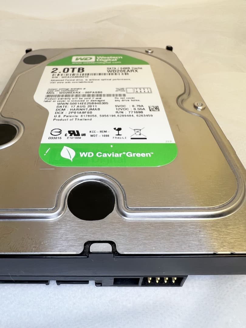 D*r様 WD GREENシリーズ★2TB HDD 3台セットで超超超お買い得品