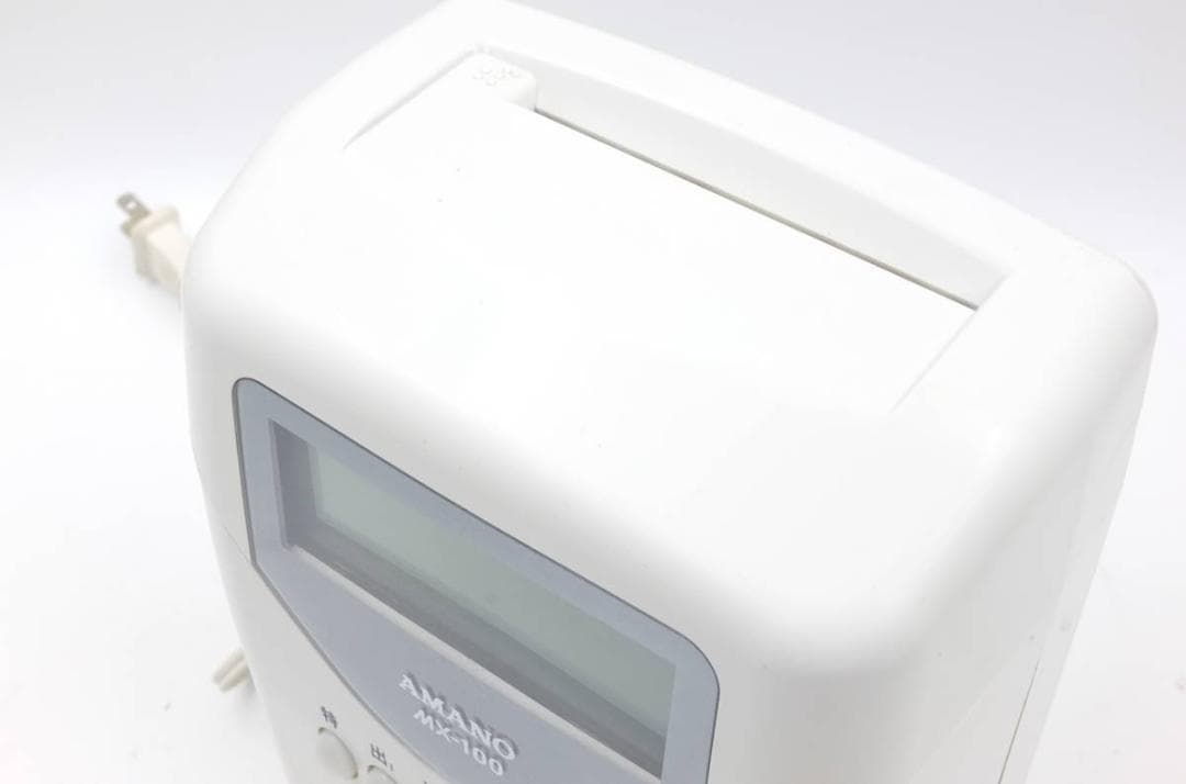 ★清掃済 美品 AMANO タイムレコーダー MX-100　新品カード20枚付