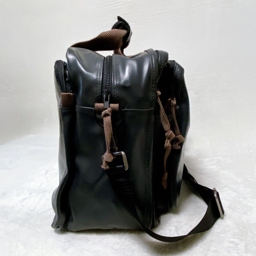 希少　LUGGAGELABEL　 2WAYオーバーナイター　赤バッテン　山口タグ