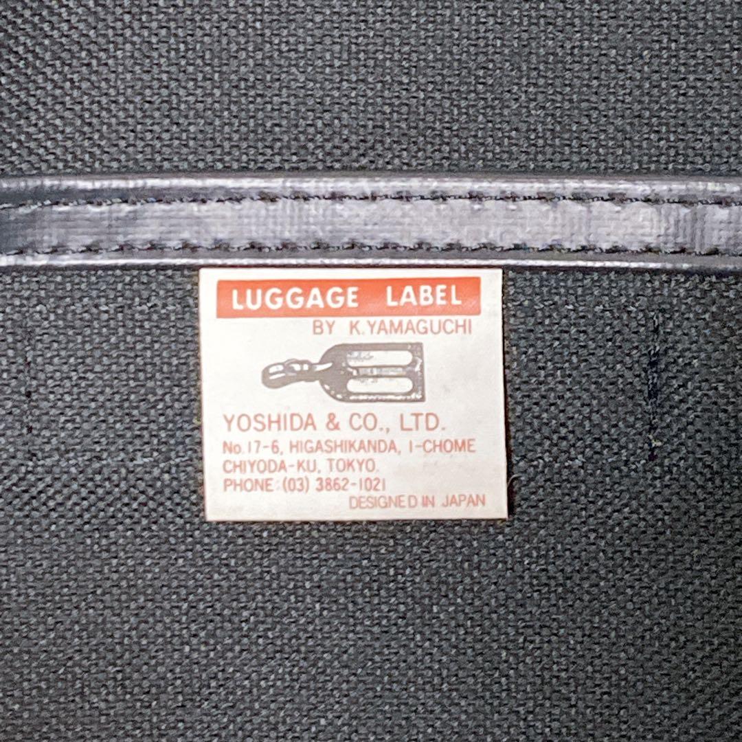 希少　LUGGAGELABEL　 2WAYオーバーナイター　赤バッテン　山口タグ