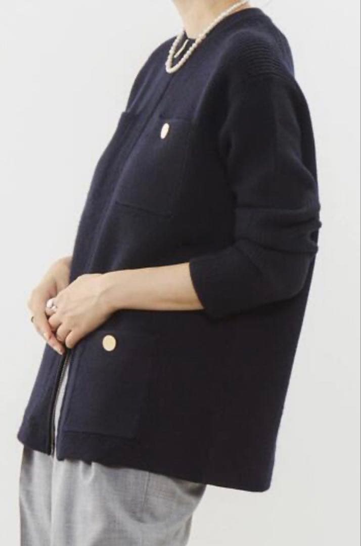 l'heritage martinique ジップアップカーディガン