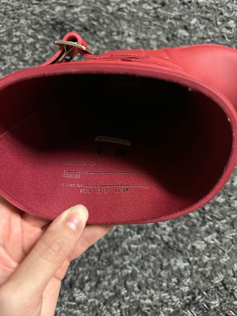 HUNTER レッドラバー長靴 バックル付き