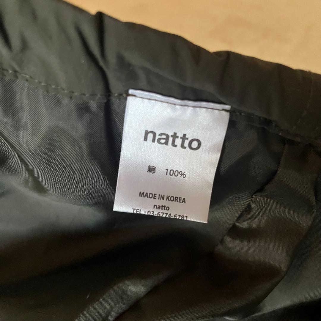 natto ハイクオリティオーバーサイズミリタリーモッズコートm-65